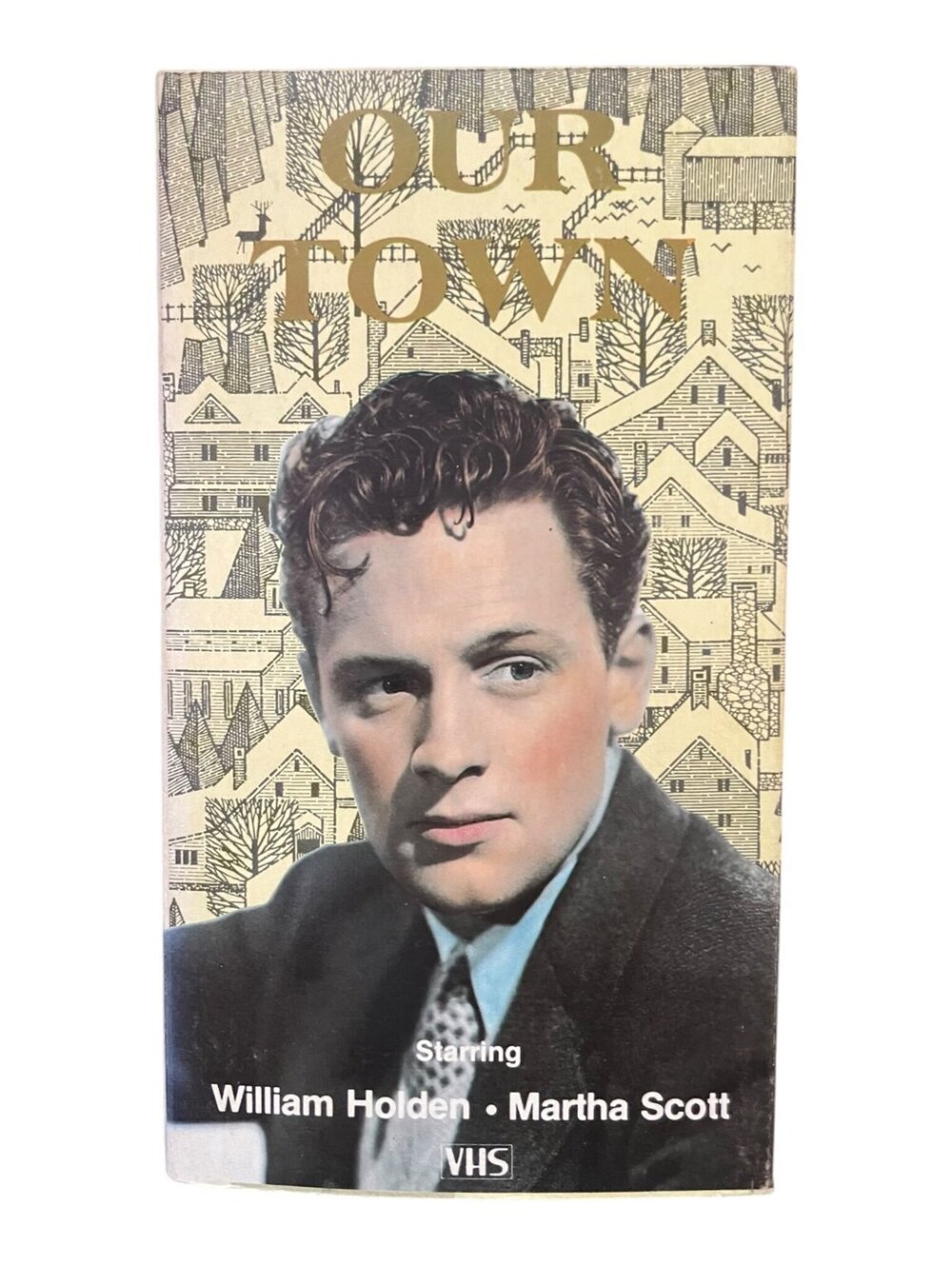 Our Town VHS William Holden Martha Scott 1984 Memory Lane Video Black & White